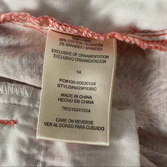 Recreation casual cotton shorts red pink 14 - Picture 10 of 10